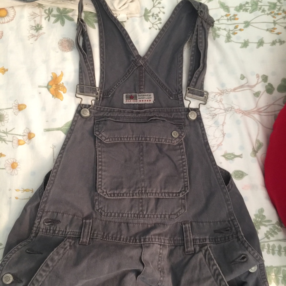 2 overalls, 1 jumper bundle! great condition!